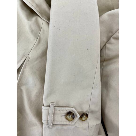 J‎ Crew Factory Women's Belted Double Breasted Tan Trench Coat - Picture 11 of 11